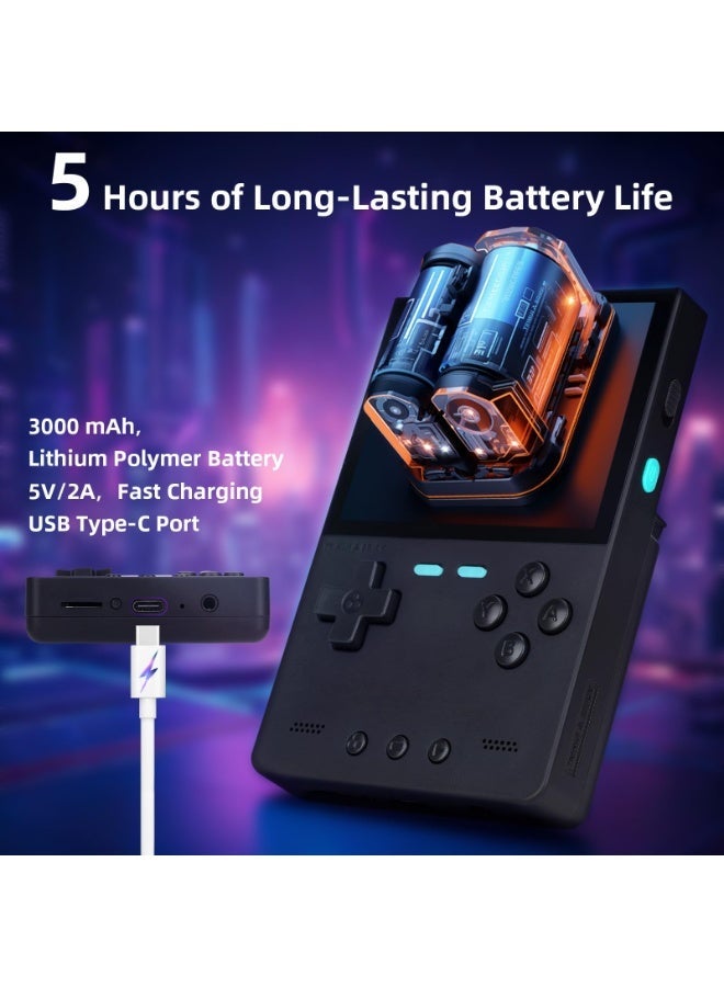 TRIMUI Brick Retro Handheld Game Console, Mini Video Gaming Console, 3.2'' Retro Gaming Console with IPS Screen 64G TF Card 14000+ Classic Games 30+ Emulators 3000mAh Battery Linux System - Image 4