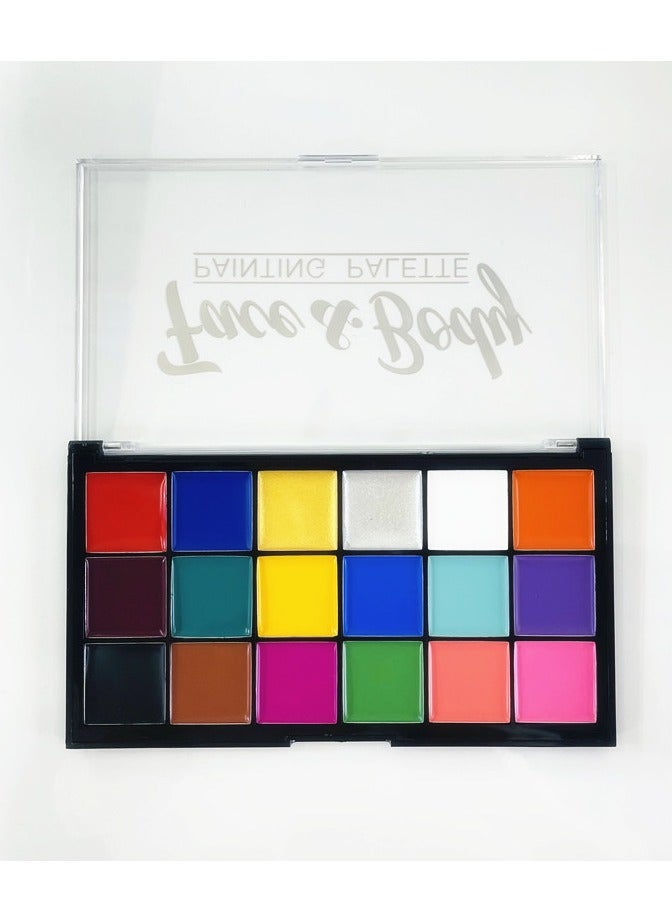 MissTiara 18-Colors Face And Body Painting Set - Image 2