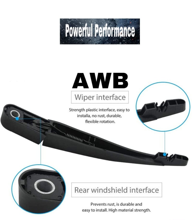 AWB Rear Window Wiper Arm With Blade Set- Replacement for Ignis,Exact Fit - Image 4