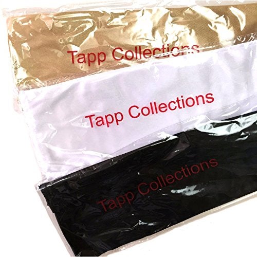 Tapp Collections Tapp C. Classic Adult Size 22" Long Opera Length Satin Gloves - Black - Image 3