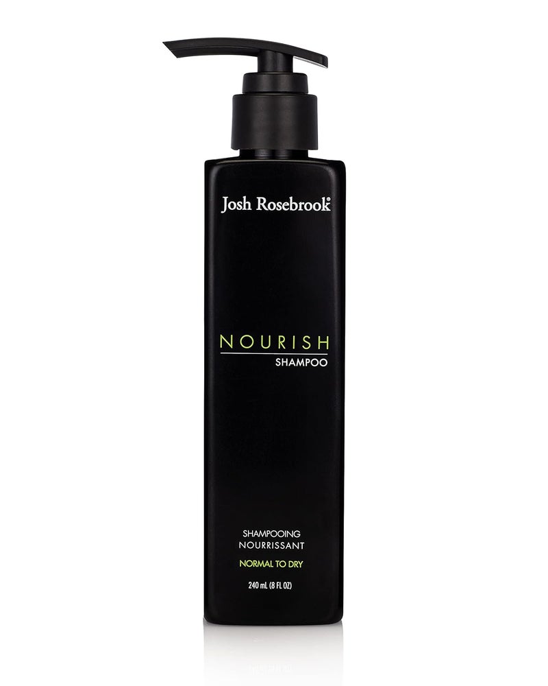 Josh Rosebrook Nourish Shampoo  moisturizing shampoo formulated for all hair textures and types and for balanced to dry scalp types  240 mL  8 Oz