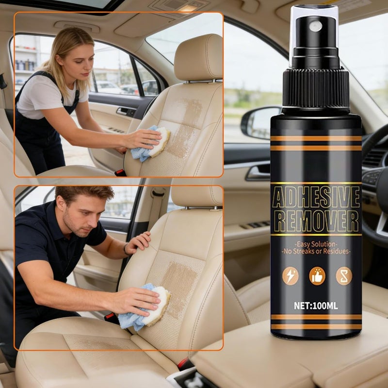 Sticker Remover Spray - Multi-Functional Decal Cleaning,Stickers Removal Spray for Window | for Wall Glass Tile Window Metal Desk Living Room Bedroom Dining Room Dorm - Image 2