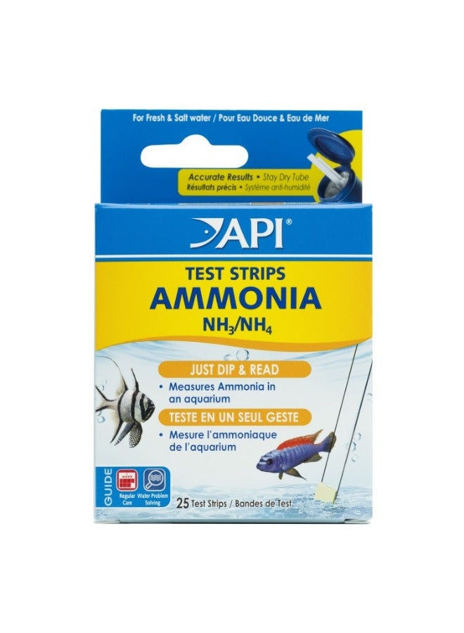 ايه بي آي شرائط اختبار الأمونيا من 25 قطعة