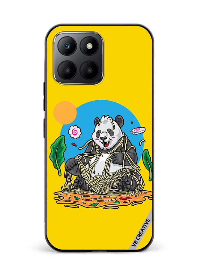 VR CREATIVE Protective Case Cover For Honor 70 Lite Panda Eating Noodles Design Multicolour - Image 1