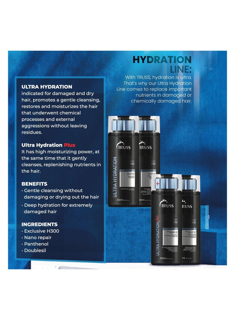 تروس شامبو تروس فائق الترطيب، عناصر عضوية عالية التقنية للشعر التالف والجاف، 300 مل - Image 2