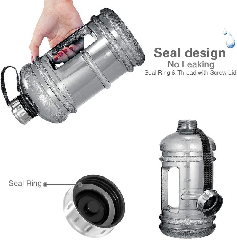 Grofilo 2.2 Liter Bottle - Assorted, BPA Free, 100% Leak Proof - Office, Gym, Home, Kitchen, Travel, Hiking Bottle - Multicolor - Image 2