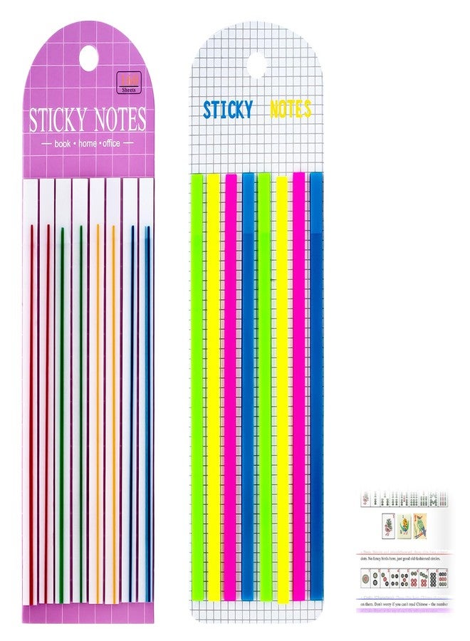 KCMOSGI 320 Pcs Mahjong Line Finder Notes, Transparent and Bright writable Stickers, No Sticky Residue, Mahjong Accessories for Players and Beginners - Image 1