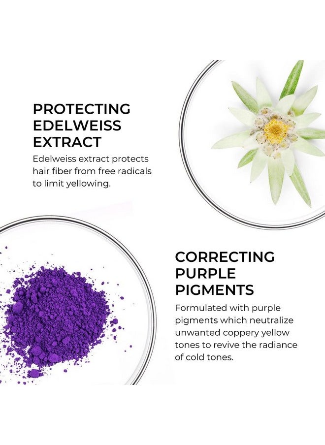 فيتو Paris Purple Repairing No Yellow Mask ترطيب عميق للشعر الرمادي والشعر الأبيض والشعر الأشقر المبيض 6.76 أونصة سائلة.  - Image 3