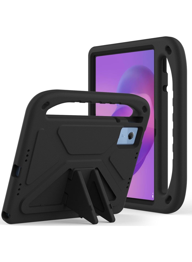 VKL Kids Case Compatible with Lenovo Idea Tab Tablet 11 inch 2025,Light Weight Shock Proof Handle Stand Kids Friendly Protective Slim Cover Shell (Black) - Image 1