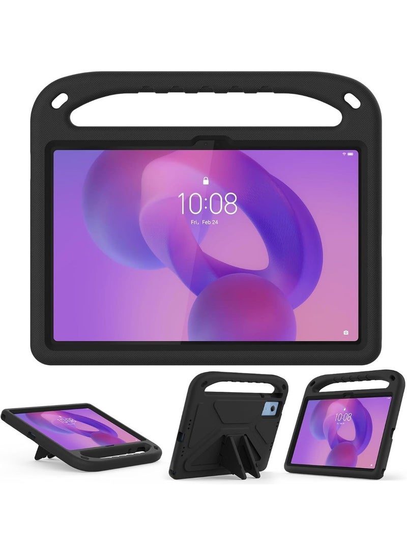 VKL Kids Case Compatible with Lenovo Idea Tab Tablet 11 inch 2025,Light Weight Shock Proof Handle Stand Kids Friendly Protective Slim Cover Shell (Black) - Image 2