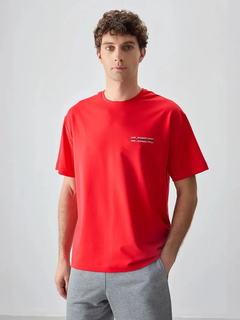 تومي لايف TOMMY Oversized Printed Cotton Jersey T-Shirt