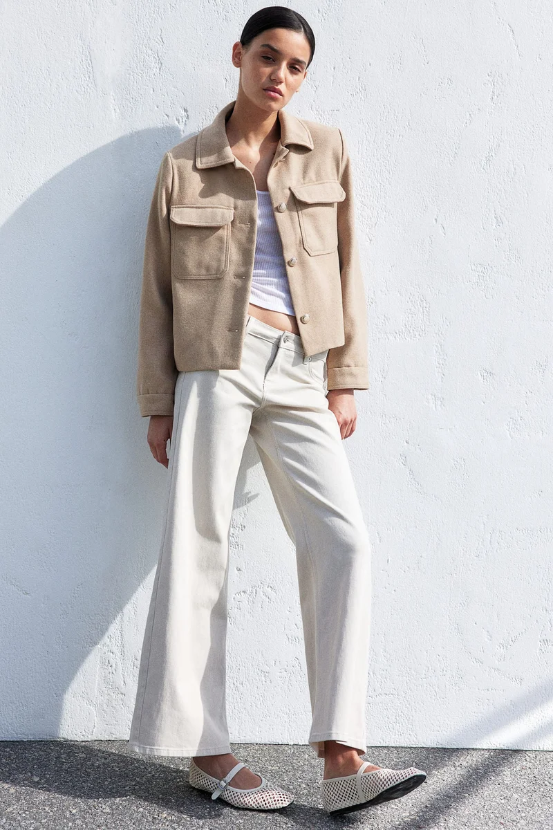 H&M Brushed-Finish Jacket