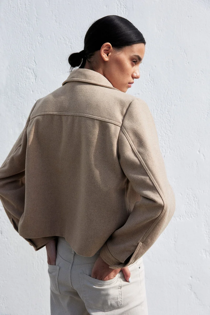 H&M Brushed-Finish Jacket