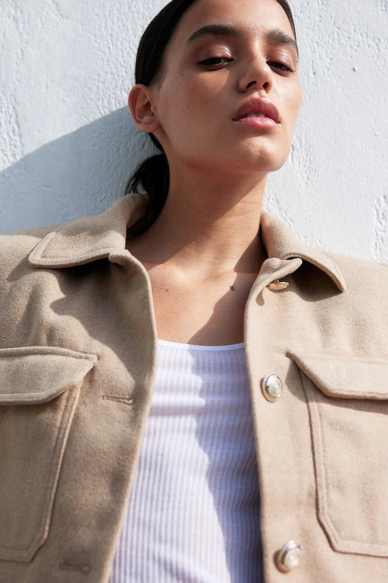 H&M Brushed-Finish Jacket