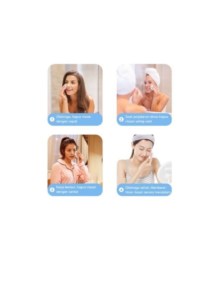 Purederm - Vitamin Make-Up Remover Cleansing Towelettes - ADS 627 - 30pcs - Image 1