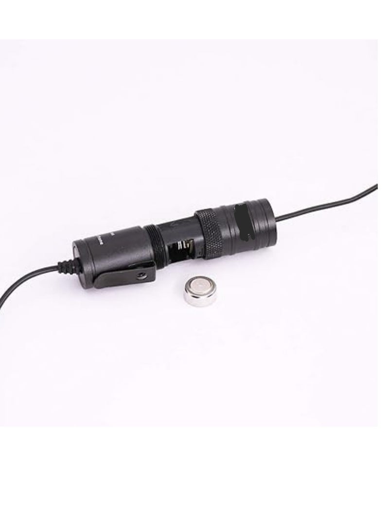 Lavalier Microphone for iPhone – Mono, Black with Free Front Glass for Mobile & Cameras  - Image 2