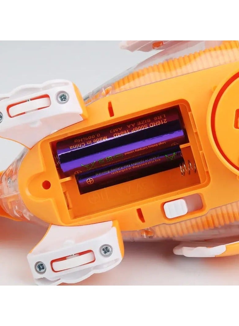 Transparent Gear Fish Toy with Lights & Music – Fun Educational Toy for Kids (3+ Years)  - Image 5