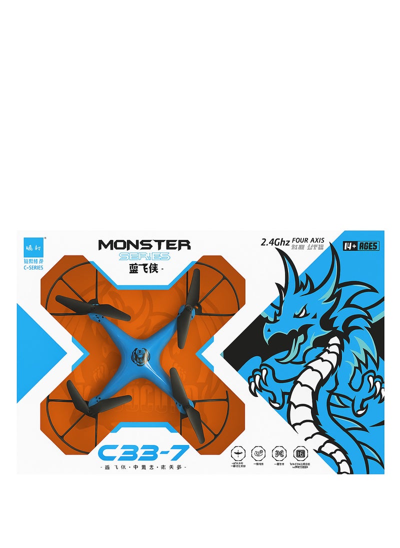 Monster 2.4GHz quadcopter drone game with attractive design, wireless control, multiple shapes and randomization  - Image 1