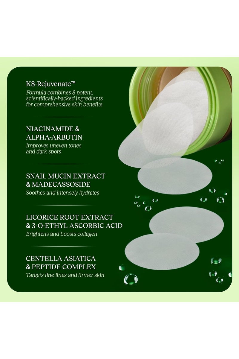 جيو تجديد خلايا الجلد وتجديد الشباب التنظيم والإشراق الوجه وسائد مضادة للأكسدة غنية اختبار الجلد - 100 وسائد - Image 3