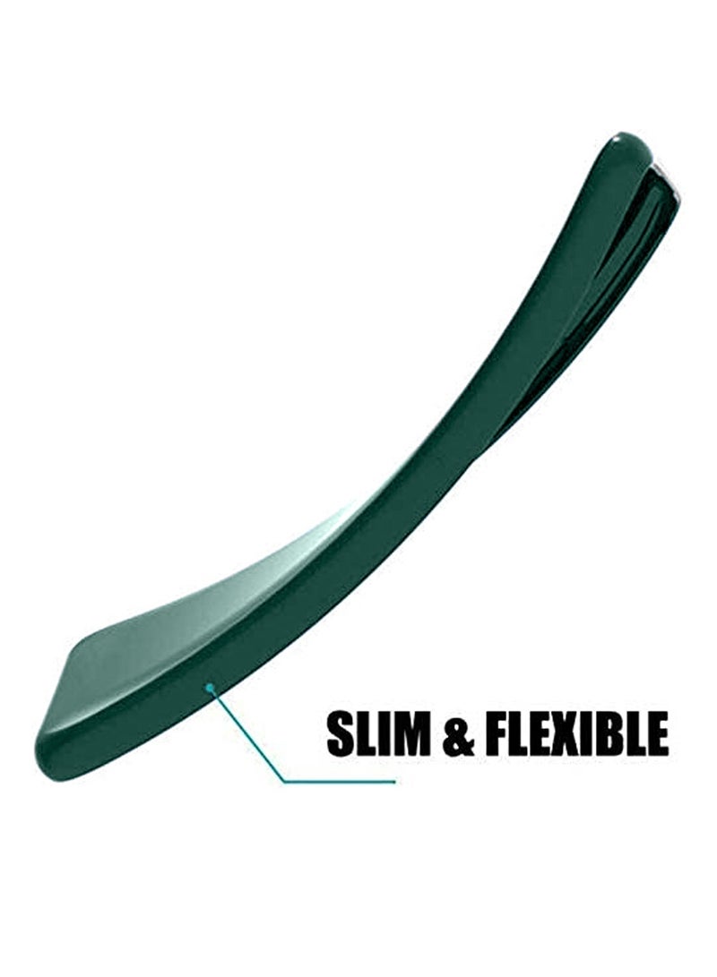 Wtech OnePlus 13 5G 2024 Premium Soft Liquid Silicone Case Cover - Dark Green - Image 5