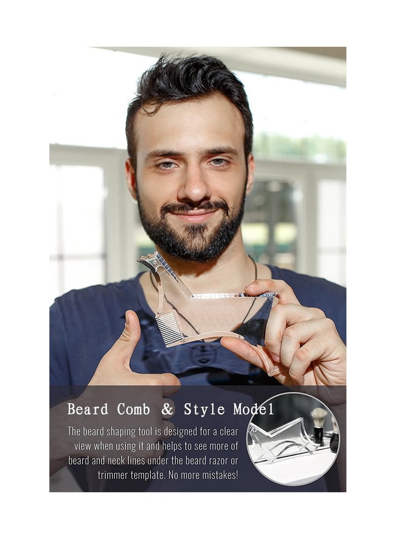 غوت للرجال الحلاقة ، مشط اللحية دليل المشكل ، اللحية الكمال المشكل ، وتقليم ، وتقليم ، الخردل ، غوت - Image 2