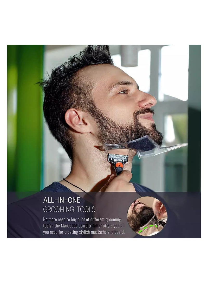 غوت للرجال الحلاقة ، مشط اللحية دليل المشكل ، اللحية الكمال المشكل ، وتقليم ، وتقليم ، الخردل ، غوت - Image 3