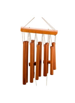 Wind Chimes, Handmade Bamboo Wind Chimes, Classic Style, Wood Wind Chime, Large Deep Tone Wind Bells, with Natural Relaxing Soothing Sound, Indoor Outdoor Wooden, for Garden and Home Decoration