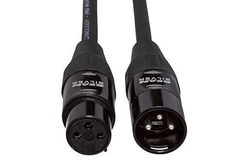 Hosa HMIC010 Pro Microphone Cable REAN XLR3F to XLR3 Meter 10 Feet - Image 3