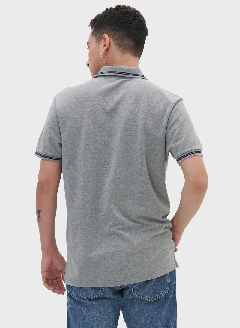 American Eagle Logo Pique Polo