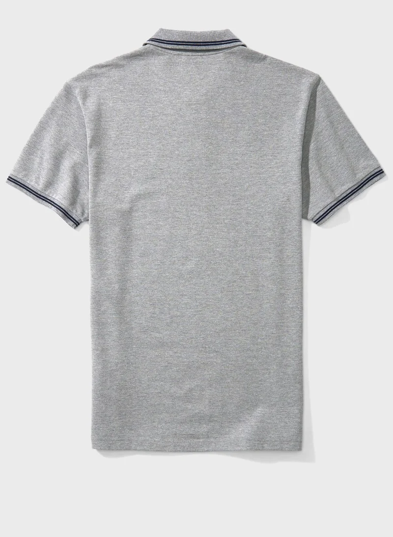American Eagle Logo Pique Polo