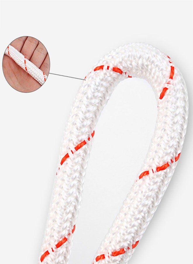 HAWAWA 15M Cotton Clothesline Long Clothes Drying Rope with Steel Wire Core Portable Travel Clothesline Adjustable for Indoor Outdoor Laundry Clothesline, Perfect Windproof Clothes Line - Image 3