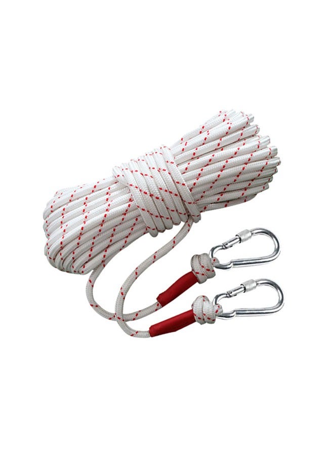 HAWAWA 15M Cotton Clothesline Long Clothes Drying Rope with Steel Wire Core Portable Travel Clothesline Adjustable for Indoor Outdoor Laundry Clothesline, Perfect Windproof Clothes Line - Image 1