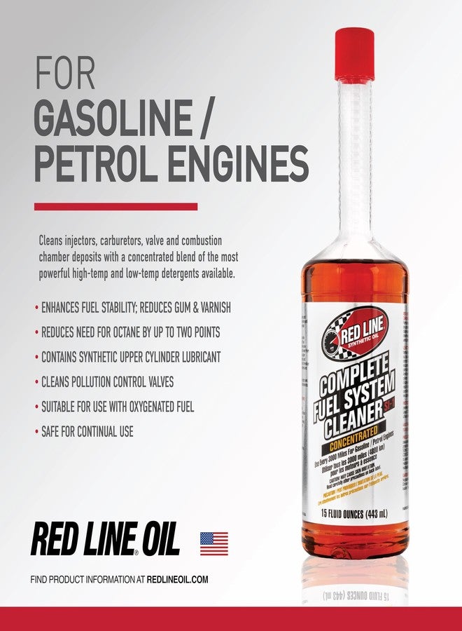 Red Line 60103-2PK Complete SI-1 Fuel System Cleaner - 15 Ounce, (Pack of 2) - Image 3