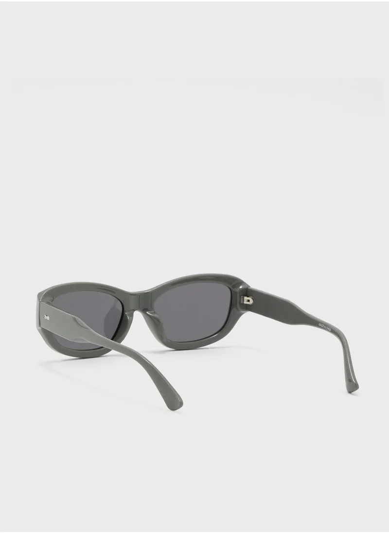 ELLA Angular Wayfarer Sunglasses