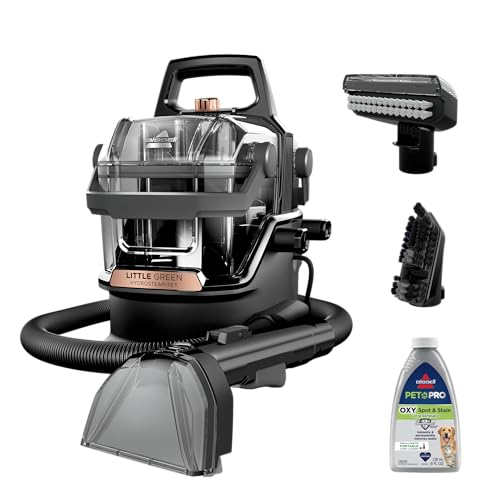 منظف السجاد والمفروشات المحمول متعدد الأغراض BISSELL Little Green HydroSteam 3618