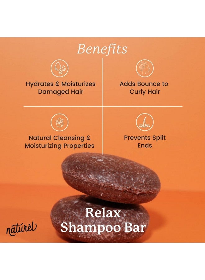 NATURÉL Naturel Relax Moisturizing Shampoo Bar And Conditioner Bar Set Shampoo Bar And Conditioner Bar For Curly Wavy Dry Or Frizzy Hair Vegan & Cruelty Free Zero Waste Made In Usa - Image 4