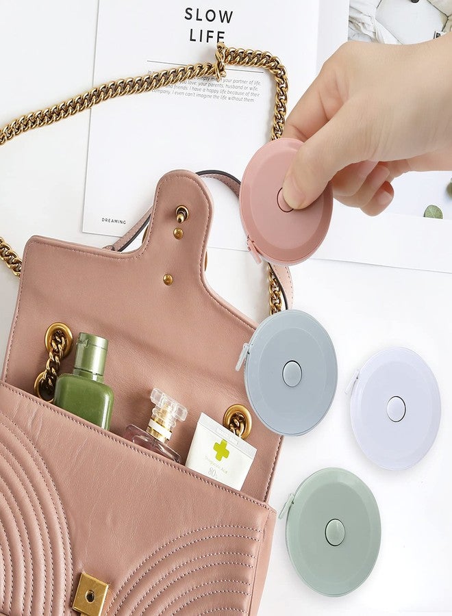 E ELAINFIA 12 Pack Soft Retractable Measuring Tape - Tape Measure for Body Measuring Metric Tape Measure Double Scale for Body Fabric Sewing Tailor Cloth Knitting Home Craft Measurements - Image 5