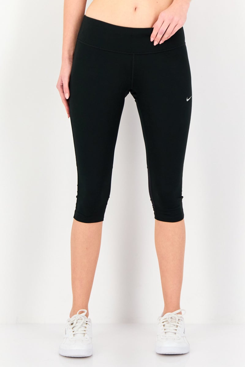 Nike Women Dri-Fit 3/4 Running Tight, Black - Image 1