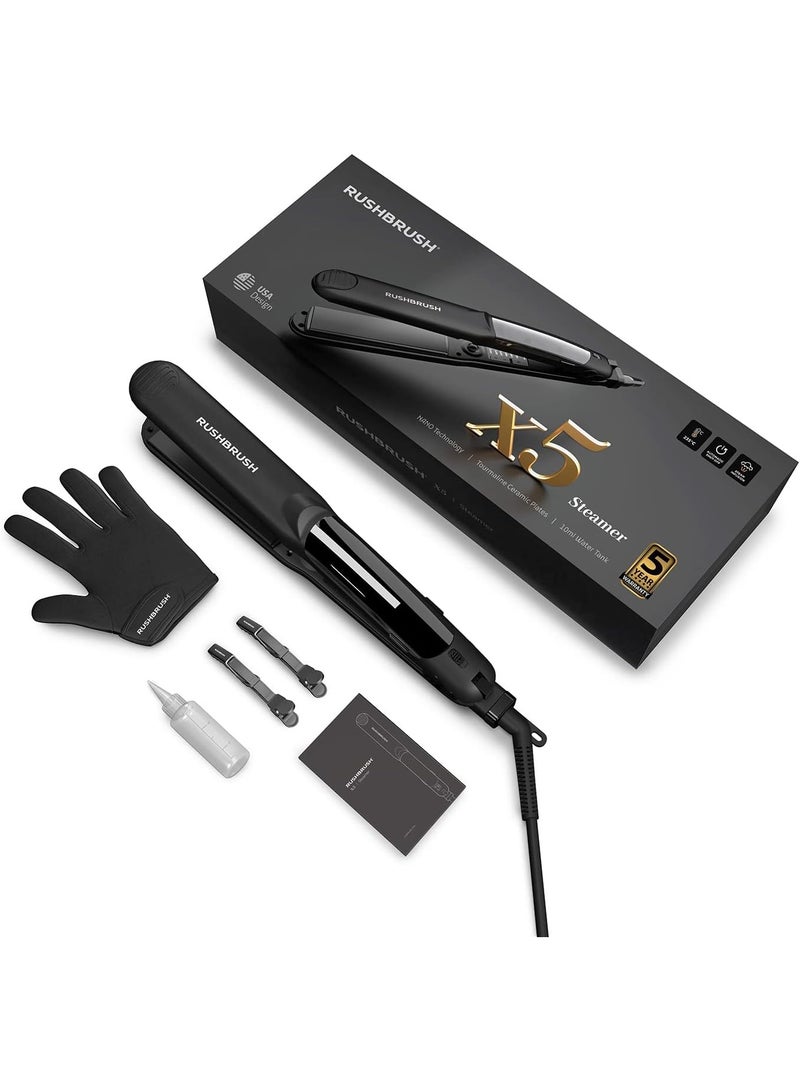 راش براش مكواة بخار X5 تورمالين للشعر - Image 1