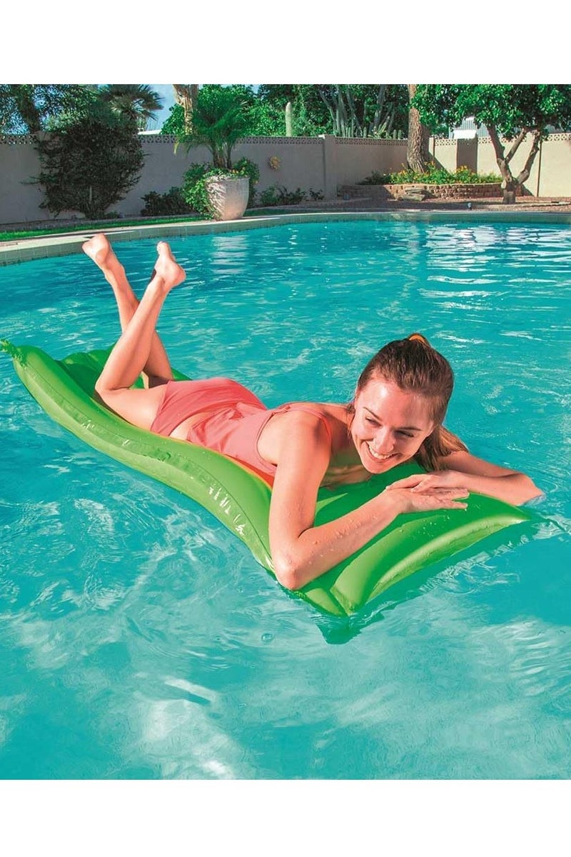 Bestway 1.83m Inflatable Swimming Raft - Comfortable and Relaxing Design for Floating on Water, Made from Reinforced PVC - Eye-Catching Color, Perfect for Fun Summer Times - Swimming Accessories - Water Float - Water Toys - Swimming Tools - Water Mat. - Image 4