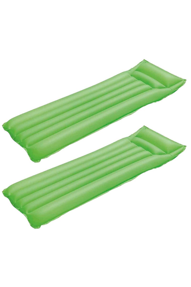 Bestway 1.83m Inflatable Swimming Raft - Comfortable and Relaxing Design for Floating on Water, Made from Reinforced PVC - Eye-Catching Color, Perfect for Fun Summer Times - Swimming Accessories - Water Float - Water Toys - Swimming Tools - Water Mat. - Image 2