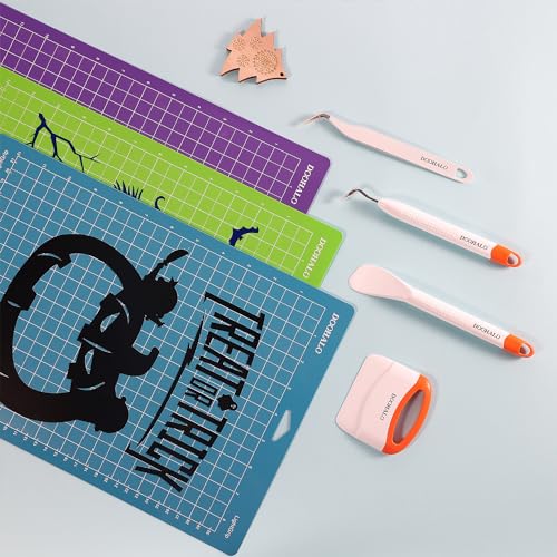 DOOHALO لوحة قطع DOOHALO متوافقة مع Cricut Joy Xtra 3 عبوات بديلة متنوعة قبضة قياسية قبضة خفيفة قبضة قوية لوحات قطع لاصقة - Image 4