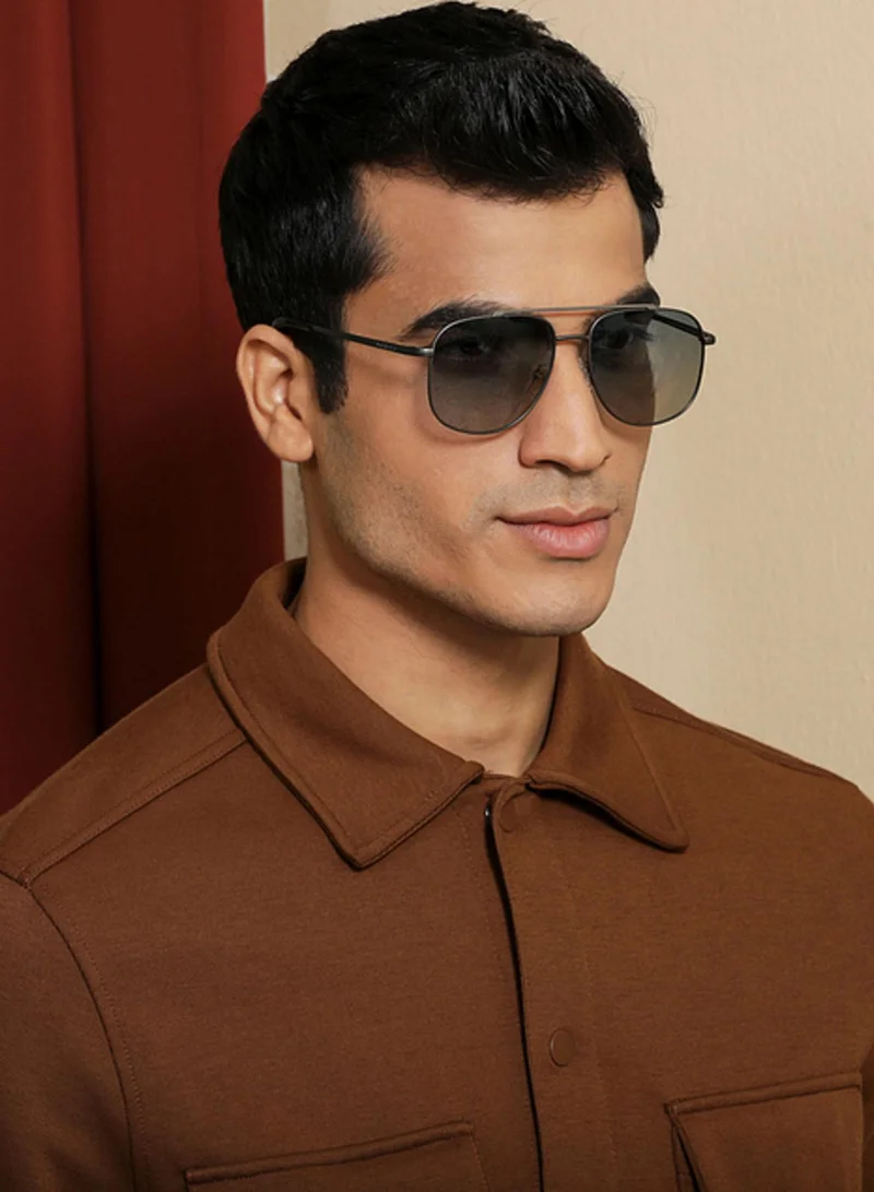 VINCENT CHASE Vincent Chase By Lenskart | Sunglasses for Men & Women| Full Rim Square Branded Latest and Stylish Sunglasses | Polarized and 100% UV Protected | Men & Women | Large | VC S12934