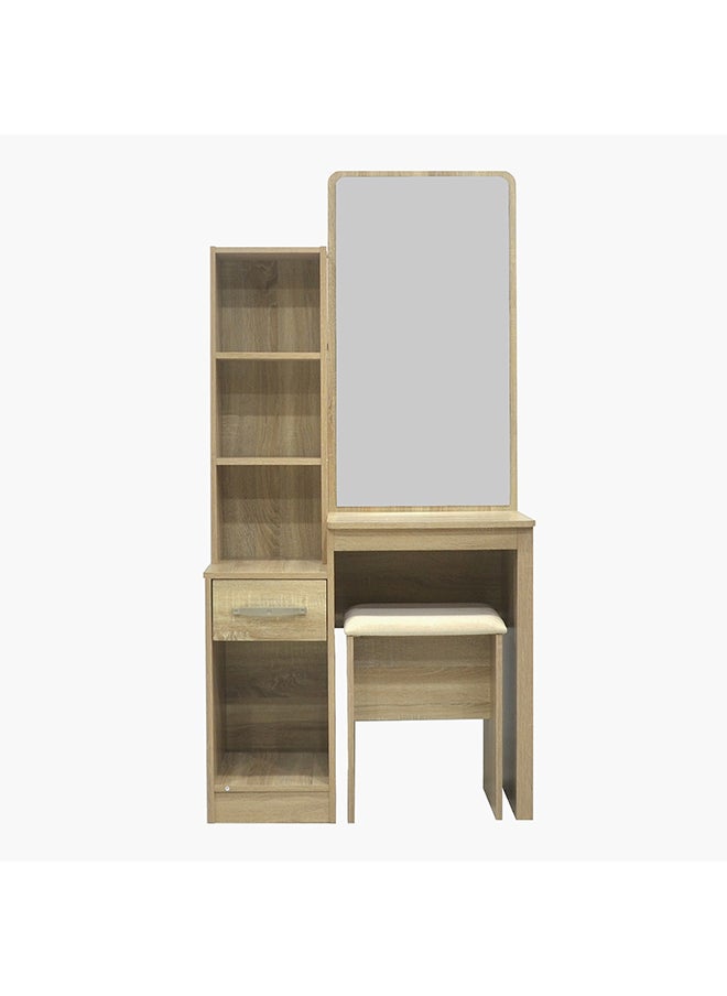 Home Box - Kulltorp Plus Dresser with Mirror and Stool 39.5 x 163 x 79.5 cm - Image 1