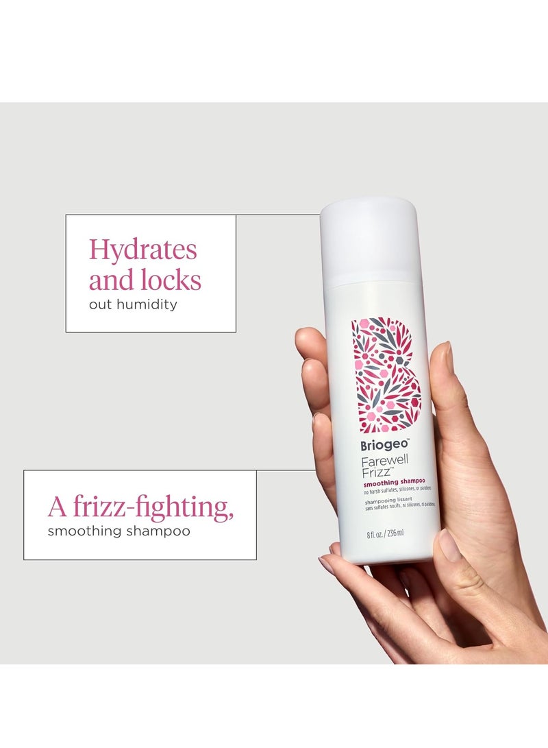 Briogeo Farewell Frizz Smoothing Shampoo Tame Frizz and Restore Shine to Dull Dry Hair Vegan phalate and Paraben Free 236ml - Image 2