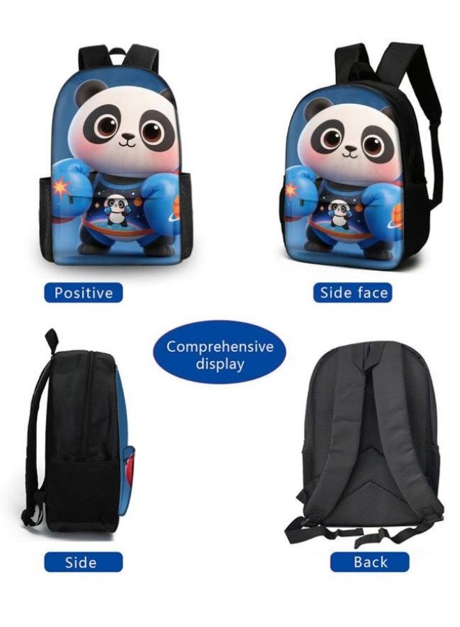 Bright Li Fire Unlock the new fashion of childish fun! Three-piece set of bags, cartoon elements for children and teenagers (students, children, friends' outings, mountain climbing, schooling, etc. can be used) - 2 - Image 3