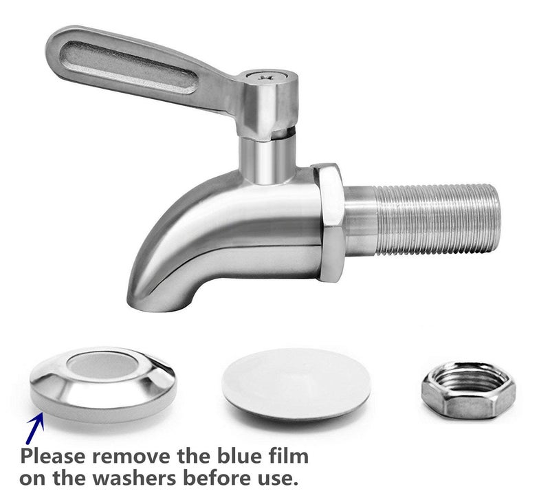 DOZYANT Updated More Durable Beverage Dispenser Replacement Spigot,Stainless Steel Polished Finished, Water Dispenser Replacement Faucet, fits Berkey and Other Gravity Filter Systems as Well - Image 4