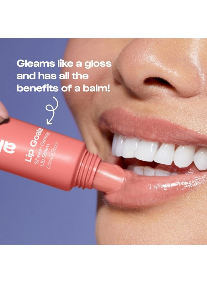 ALLEYOOP Alleyoop Glossy Lip Balm - Lip Goals, Dare to Bare (Sheer Rosy Brown) - Hydrating & Moisturizing Lip Care for Cracked Lips - Natural Plumping Lip Moisturizer That Smooths, Soothes, & Protects - Vegan  - Image 5