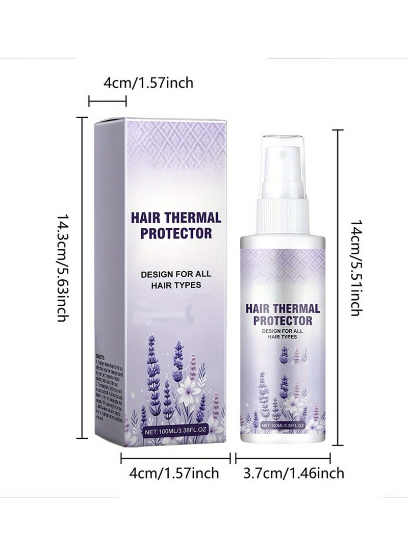 SYOSI رذاذ فك تشابك الشعر باللافندر، بلسم للشعر ورذاذ فك تشابك للشعر المجعد والمتموج برائحة طبيعية من الزيوت الأساسية للتحكم في التجاعيد للنساء والفتيات (2 قطعة) - Image 4