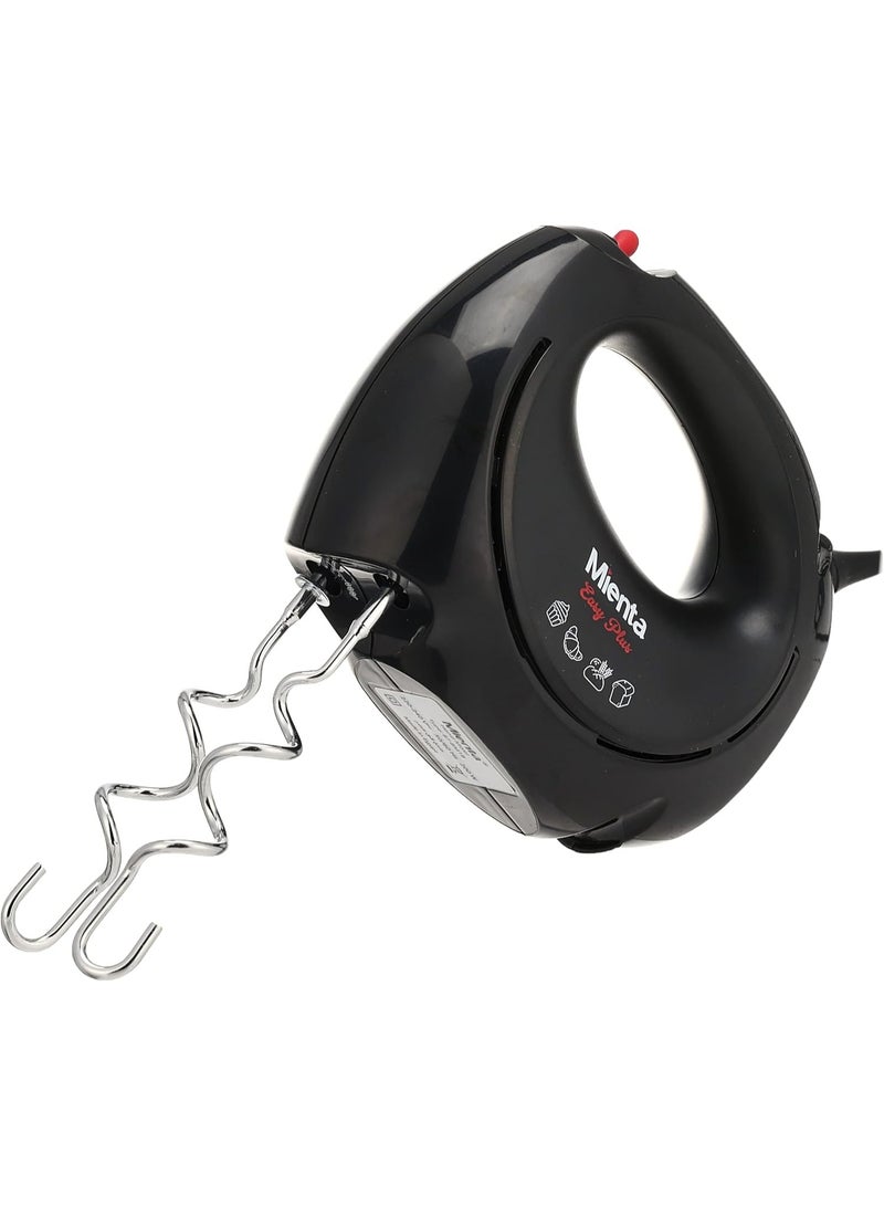 Mienta Easy Plus Hand Mixer, 200 Watt, Black - BT-BM1B - Image 3